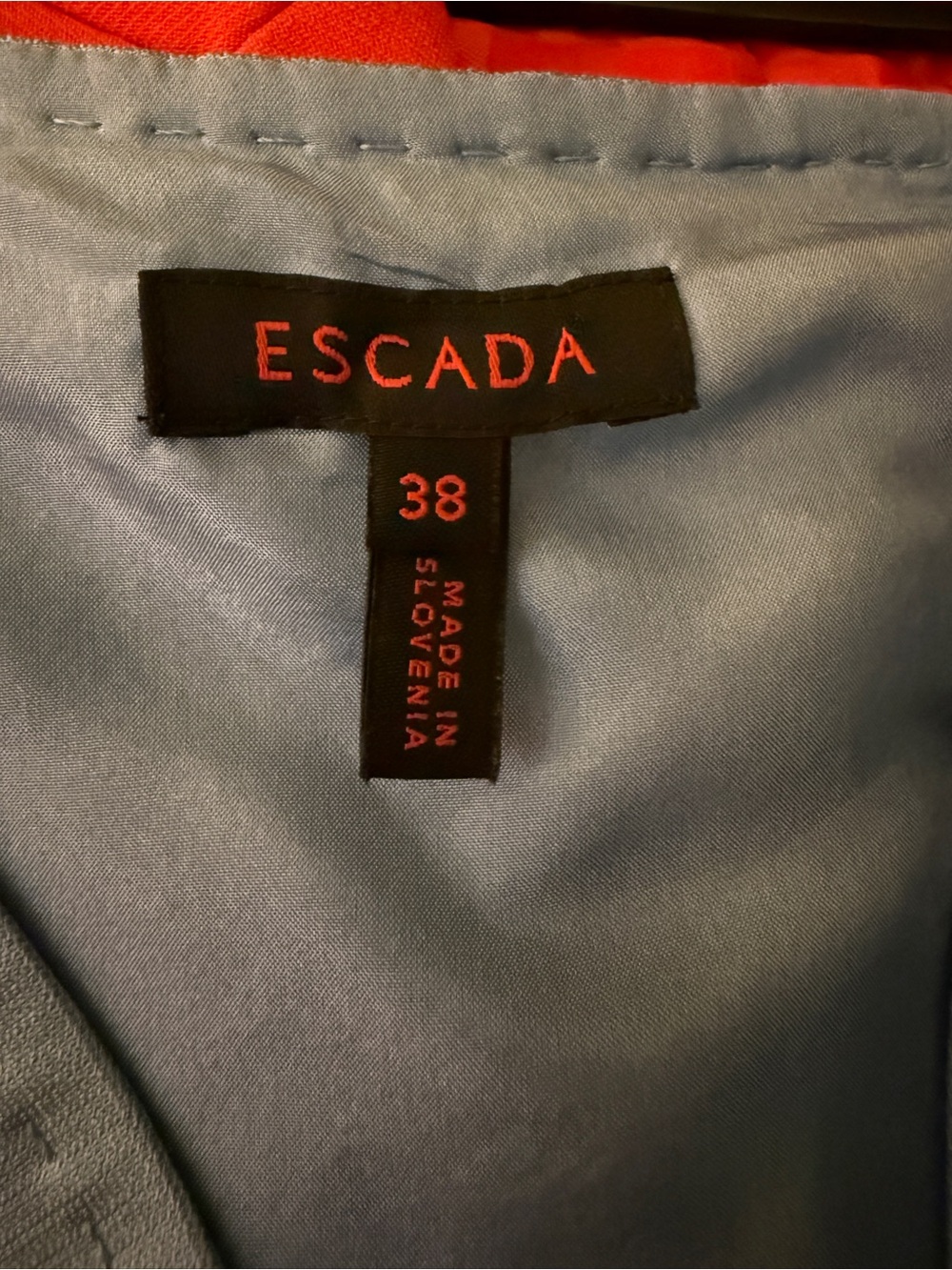 Vintage Escada Silk Blend Sheath Dress Quiet Luxury Old Money Preppy Vintage - Picture 10 of 11